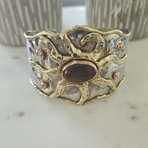 Gold and Silver Women's Jewelry Bracelet